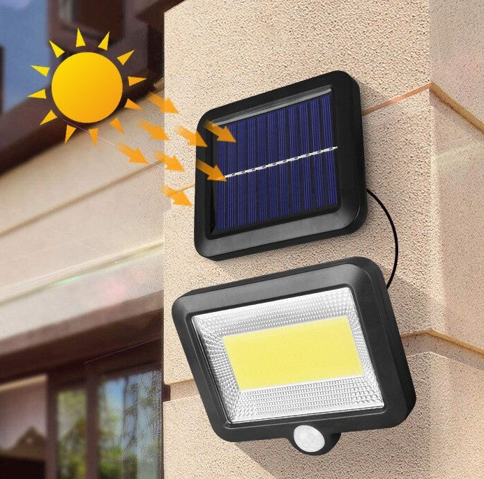 Focos solar con panel